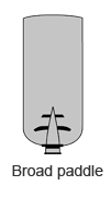 Broad Paddle Blade Profile